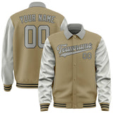 Custom Light Khaki Gray Jacket