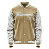 Custom Light Khaki Gray Jacket JA2525042518B21804