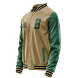 Custom Light Khaki Green Jacket JA252505251717050517