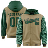 Custom Light Khaki Green Jacket