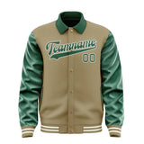 Custom Light Khaki Green Jacket