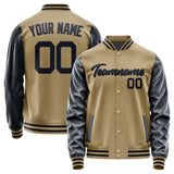 Custom Light Khaki Navy Jacket
