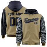Custom Light Khaki Navy Jacket
