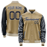 Custom Light Khaki Navy Jacket