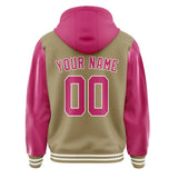 Custom Light Khaki Pink Jacket