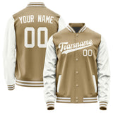 Custom Light Khaki White Jacket