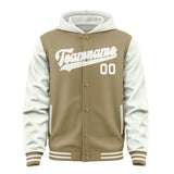 Custom Light Khaki White Jacket