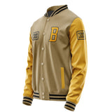 Custom Light Khaki Yellow Jacket JA252519251717191917