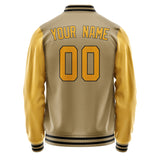 Custom Light Khaki Yellow Jacket JA2525192517B31719