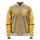 Custom Light Khaki Yellow Jacket JA252519251818191918