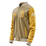 Custom Light Khaki Yellow Jacket JA252519251818191918