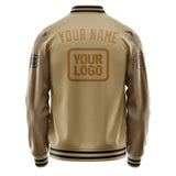 Custom Light Khaki Khaki Jacket JA252522251717222217