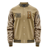 Custom Light Khaki Khaki Jacket JA252522251717222217