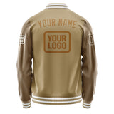 Custom Light Khaki Khaki Jacket JA252522251818222218