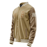 Custom Light Khaki Khaki Jacket JA252522251818222218