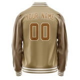 Custom Light Khaki Khaki Jacket JA2525222518B31822