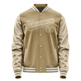 Custom Light Khaki Light Khaki Jacket JA2525252518B31825