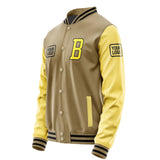 Custom Light Khaki Light Yellow Jacket JA252526251717262617