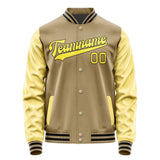 Custom Light Khaki Light Yellow Jacket JA2525262517B31726