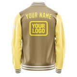 Custom Light Khaki Light Yellow Jacket JA252526251818262618