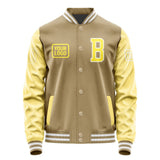 Custom Light Khaki Light Yellow Jacket JA252526251818262618