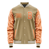 Custom Light Khaki Orange Jacket JA252528251818282818