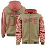 Custom Light Khaki Copper Rose Jacket