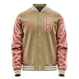 Custom Light Khaki Copper Rose Jacket JA252529251818292918