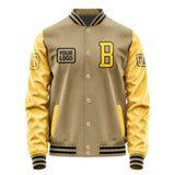 Custom Light Khaki Gold Jacket JA252530251717303017