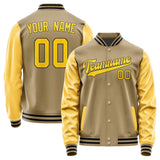 Custom Light Khaki Gold Jacket