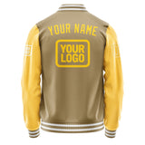 Custom Light Khaki Gold Jacket JA252530251818303018