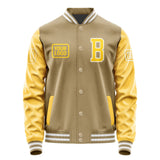 Custom Light Khaki Gold Jacket JA252530251818303018