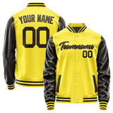 Custom Light Yellow Brown Jacket