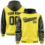 Custom Light Yellow Olive Jacket