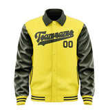 Custom Light Yellow Olive Jacket