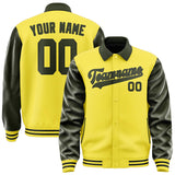 Custom Light Yellow Olive Jacket