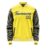 Custom Light Yellow Olive Jacket JA2626022618B21802