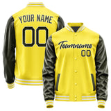 Custom Light Yellow Olive Jacket