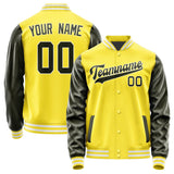 Custom Light Yellow Olive Jacket