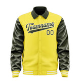 Custom Light Yellow Olive Jacket