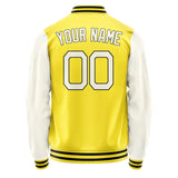 Custom Light Yellow Cream Jacket JA2626032617B21703