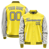 Custom Light Yellow Gray Jacket