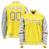 Custom Light Yellow Gray Jacket