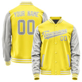 Custom Light Yellow Gray Jacket