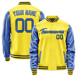Custom Light Yellow Sky Blue Jacket JA2626092617B21709