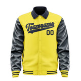 Custom Light Yellow Navy Jacket