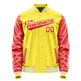 Custom Light Yellow Orange Red Jacket JA2626122618B31812