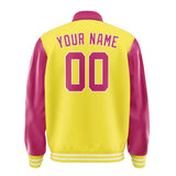 Custom Light Yellow Pink Jacket