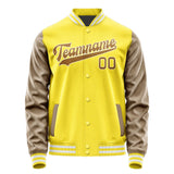Custom Light Yellow Khaki Jacket JA2626222618B31822