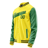 Custom Light Yellow Emerald Green Jacket JA2626242617B31724